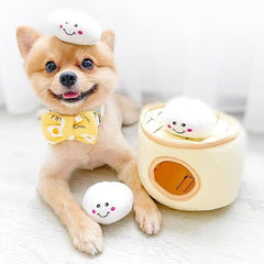 Zippy Burrow Dog Toy - Soup Dumplings