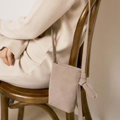 Cross Poop Bag Taupe