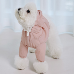 Hooded Dog Anorak Pink