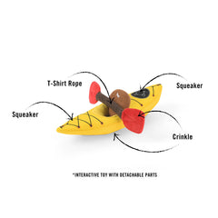 Camp Corbin Dog Toy - K9 Kayak