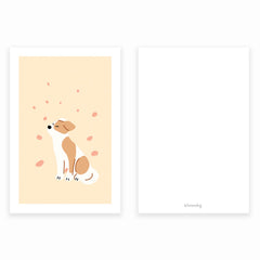 Cherry Blossom Greeting Card
