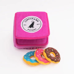 Zippy Burrow Dog Toy - Donutz Box