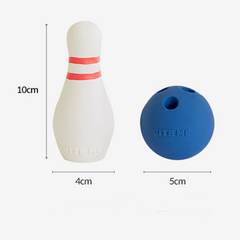 Latex Bowling Dog Toy Set (1 Pin + 1 Ball)