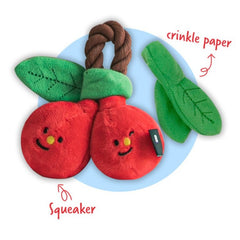 Cherries Tug Dog Toy