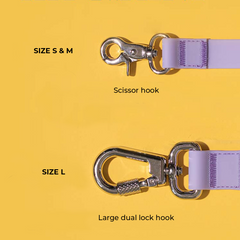 Macaron Hands-free Waterproof Leash - Taro Milk Tea