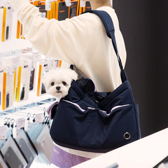 Pet Tote Carrier Bag - Navy