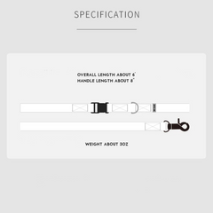 Candy Crayon Leash - Light Pink