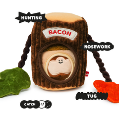 Squirrel Tunnel Nosework Dog Toy
