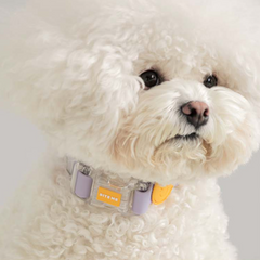 Macaron Waterproof Collar - Taro Milk Tea