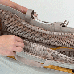 Pet Tote Carrier Bag - Beige