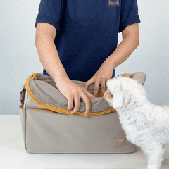 Pet Tote Carrier Bag - Beige